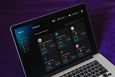 DeFi Platform | Raze app avalanche blockchain branding crypto dark defi design logo typography ui ux