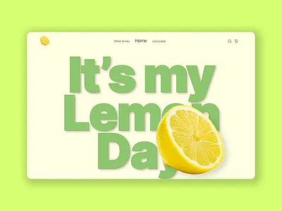 Lemonade branding dribble graphic design populer ui ux webdesign