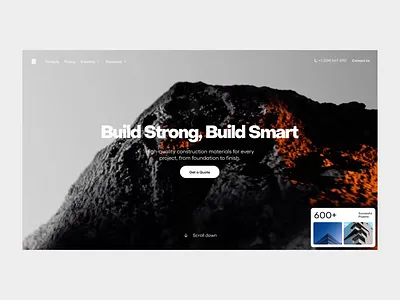 Website Hero section 3d animation landingpage motion graphics ui web web design webdesign website