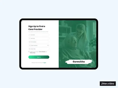 Caregiver Web: Empowering Seamless Caregiving Services Online caregiving design ui ux web application