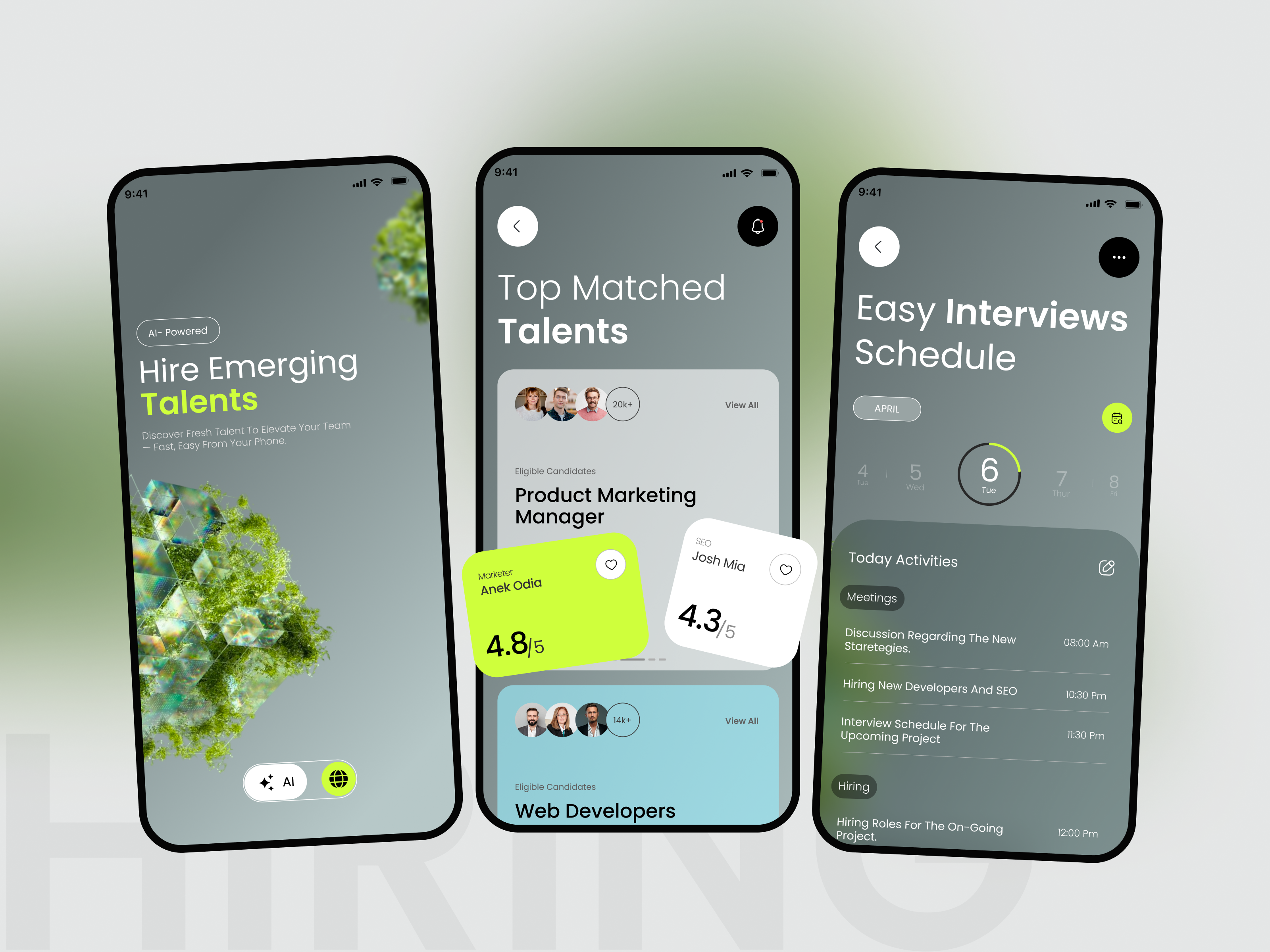 Example of UI/UX Design For  Mobile Apps