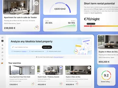Real Estate AI Platform | Investing Web App ai ai platfrom app artspire clear dashboard investing modern app modern platform platform platform design product design property real estate real estate platform saas ui ux web app