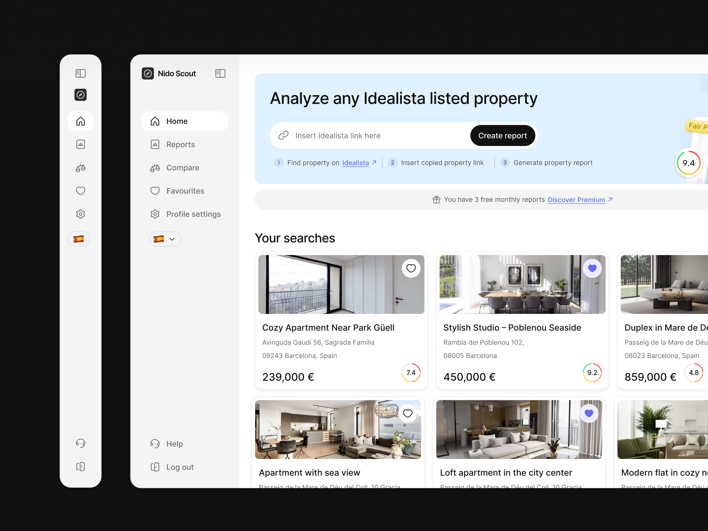 Example of Dashboard Design