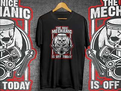 Mechanic T-shirt Design graphic design