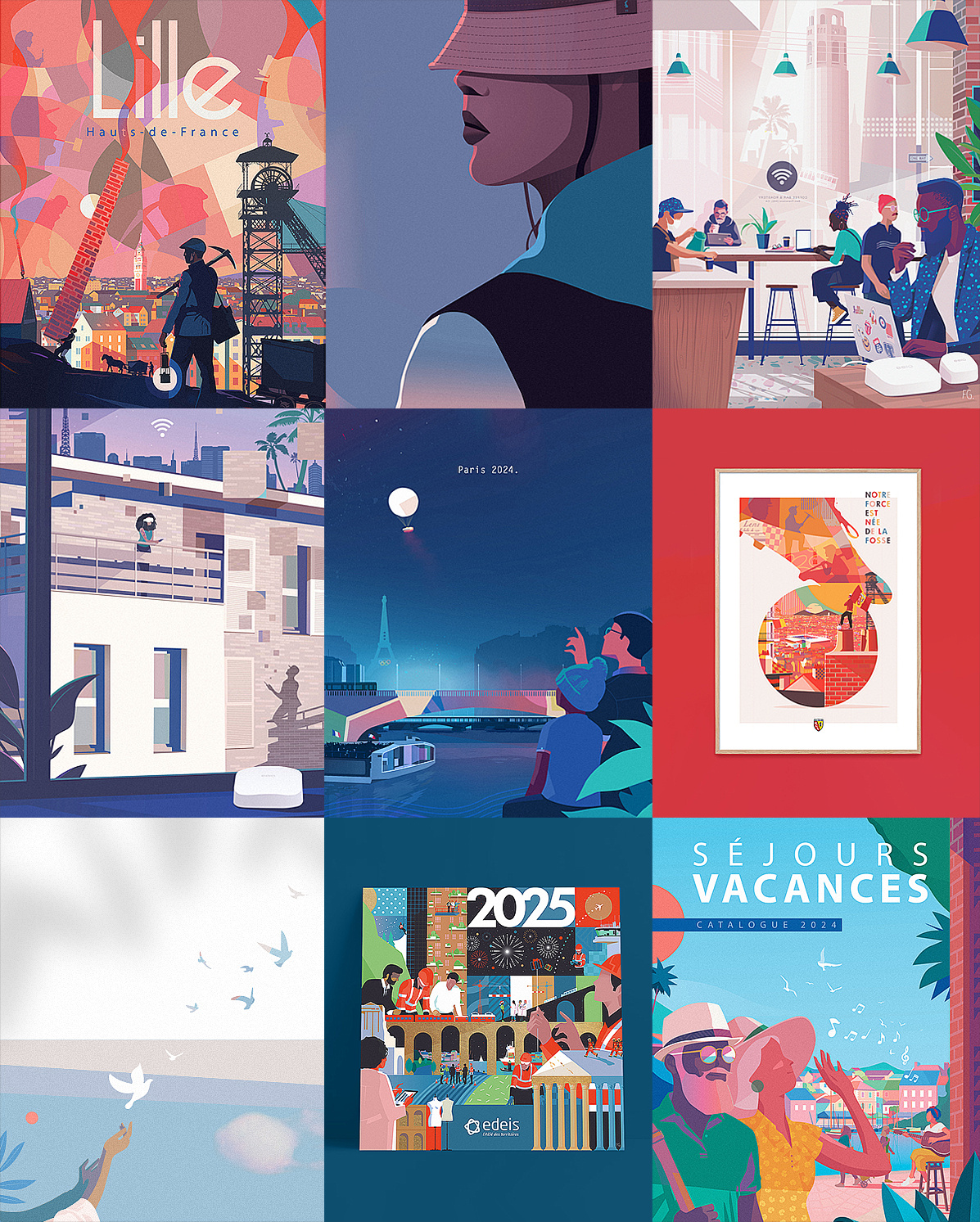 2024 Review artwork digital illustration digitalart illustration illustrator pop art