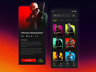 🎮 Game Store App UI