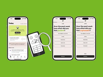 Mobile App design for HappyHero 3d branding design graphic design illustration logo saas ui ux webdesign