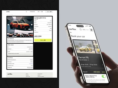 Express Identity for Carflex 3d branding design graphic design illustration logo saas ui ux webdesign
