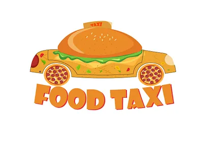 Food delivery app logo branding food logo graphic design illustration logo