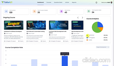 Learning Management System: Create course Interface course creation design learning management system lms ui ux