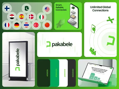 Pakabele - eSIM Branding bento grid brand branding connections design digital esim figma global minimal sim ui ux visual