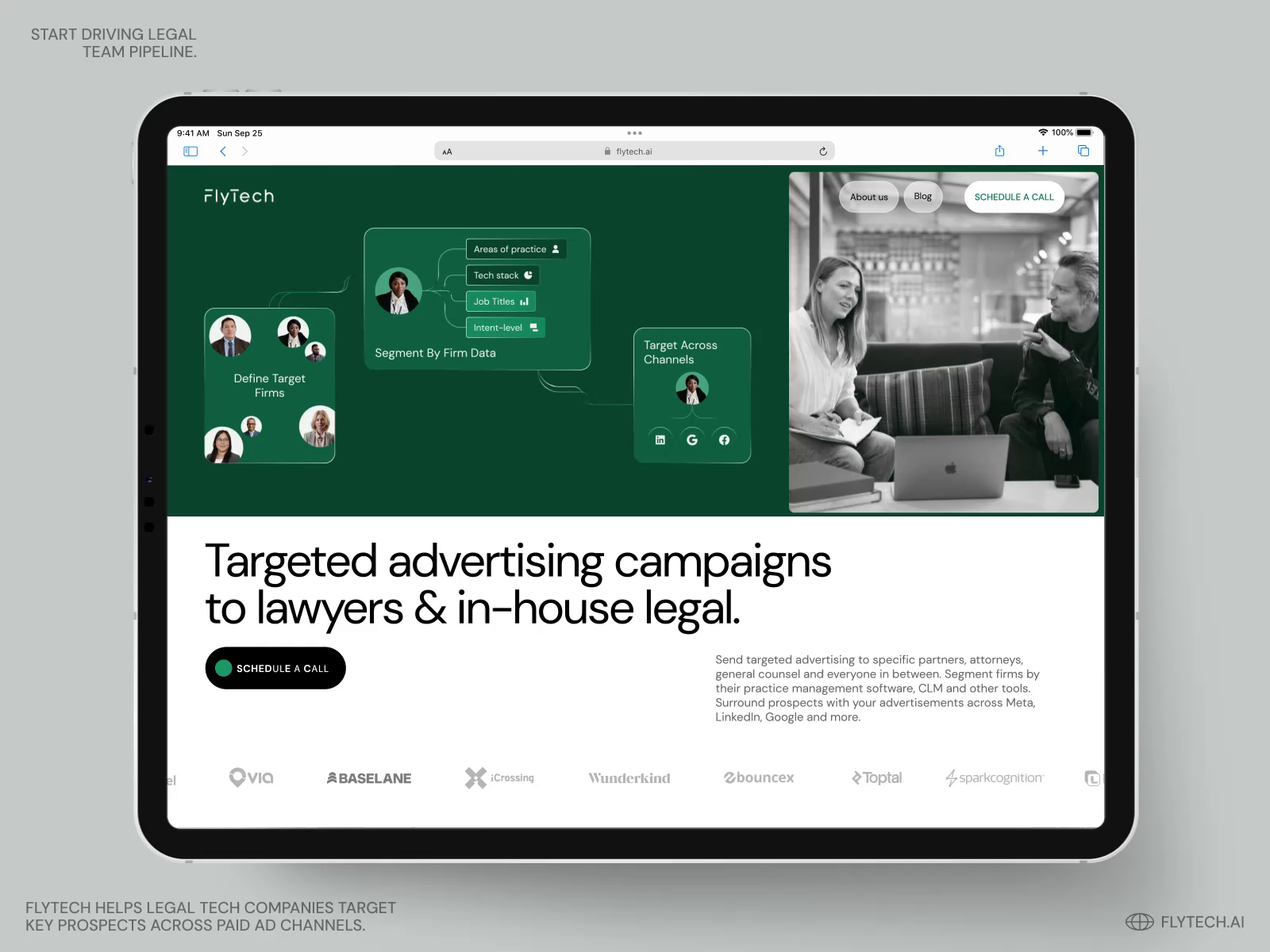 Example of Flytech - Hero Image Animation