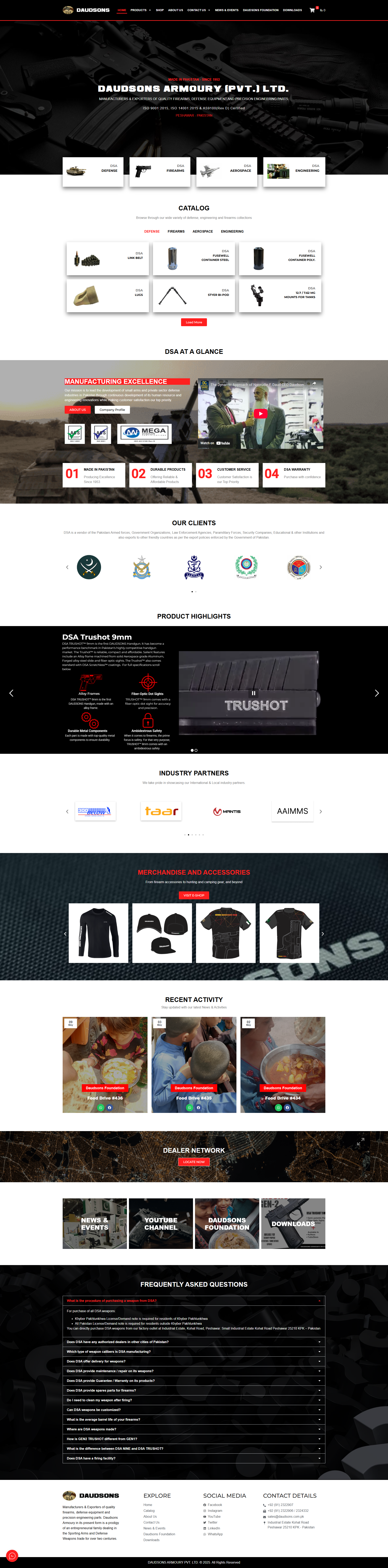 DAUDSONS ui website design