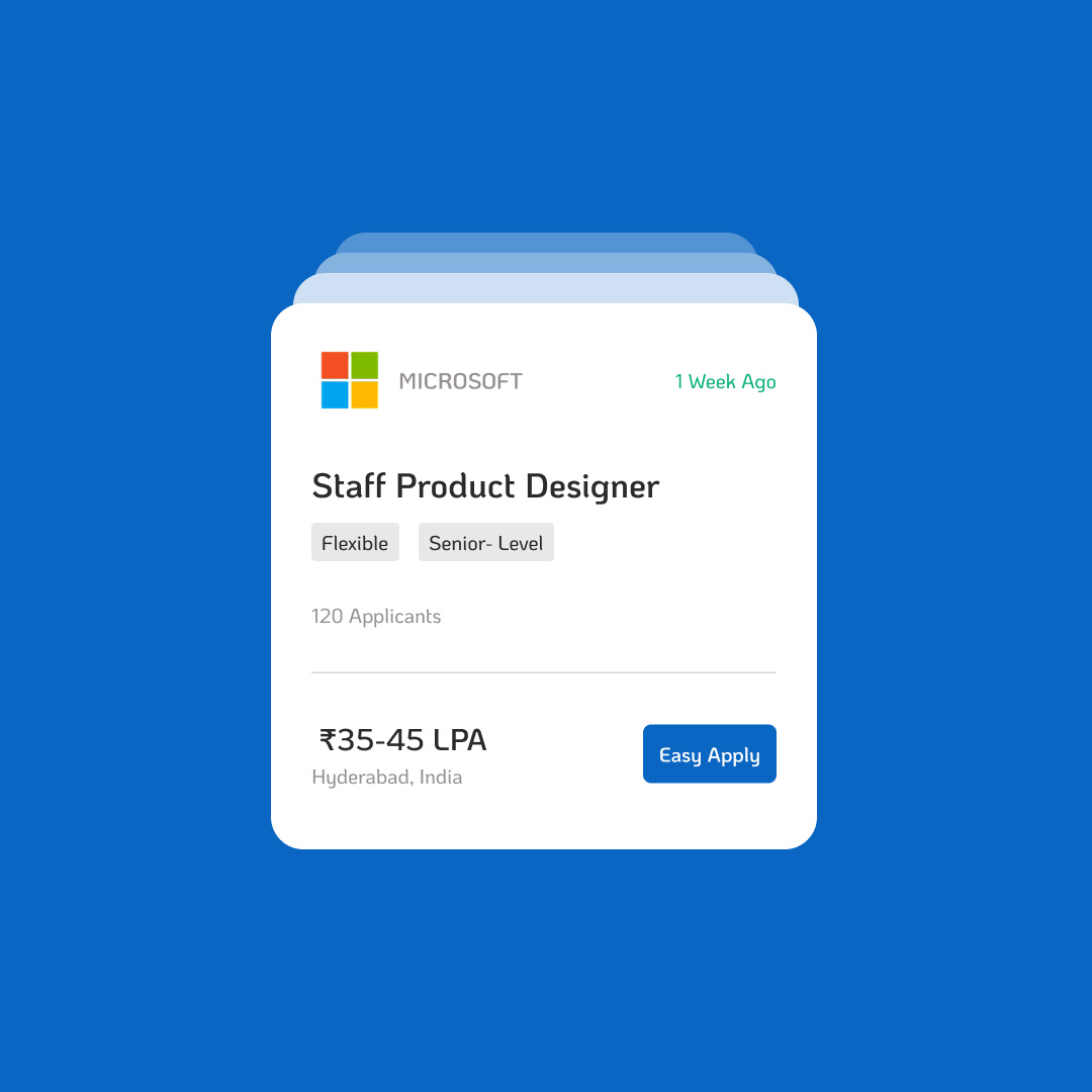 Linkedin Quick Apply UI Card interaction job post linkedin quick apply quick view ui design ui elements ui ux