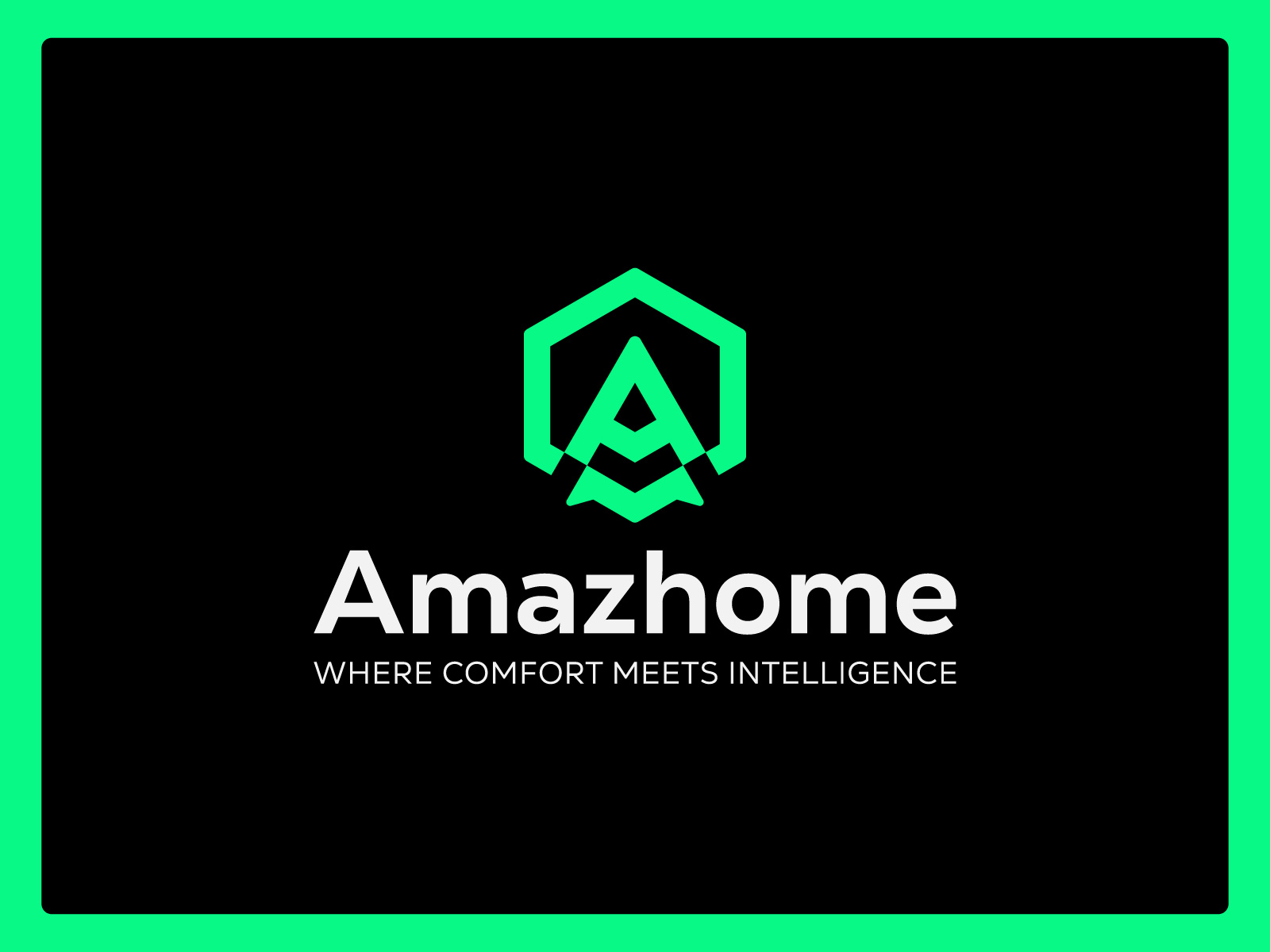 Amazhome: Smart Real Estate Logo for a Modern Property Brand brand identity branding creative logo home logo lettermark a logo logo logo design logodesigner logos logotype minimal logo minimalist logo modern logo modern real estate logo property logo real estate brand logo real estate business logo real estate logo smart home logo startup logo