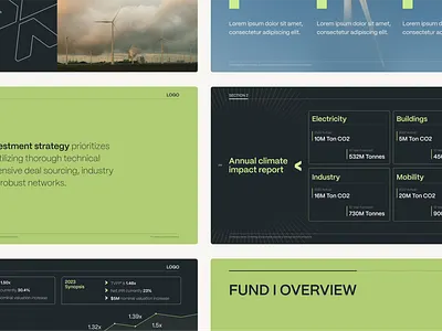 Sustainable Investment Strategy Deck 🌱📊 presentation template