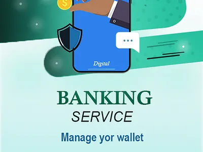 Bank Poster graphic design
