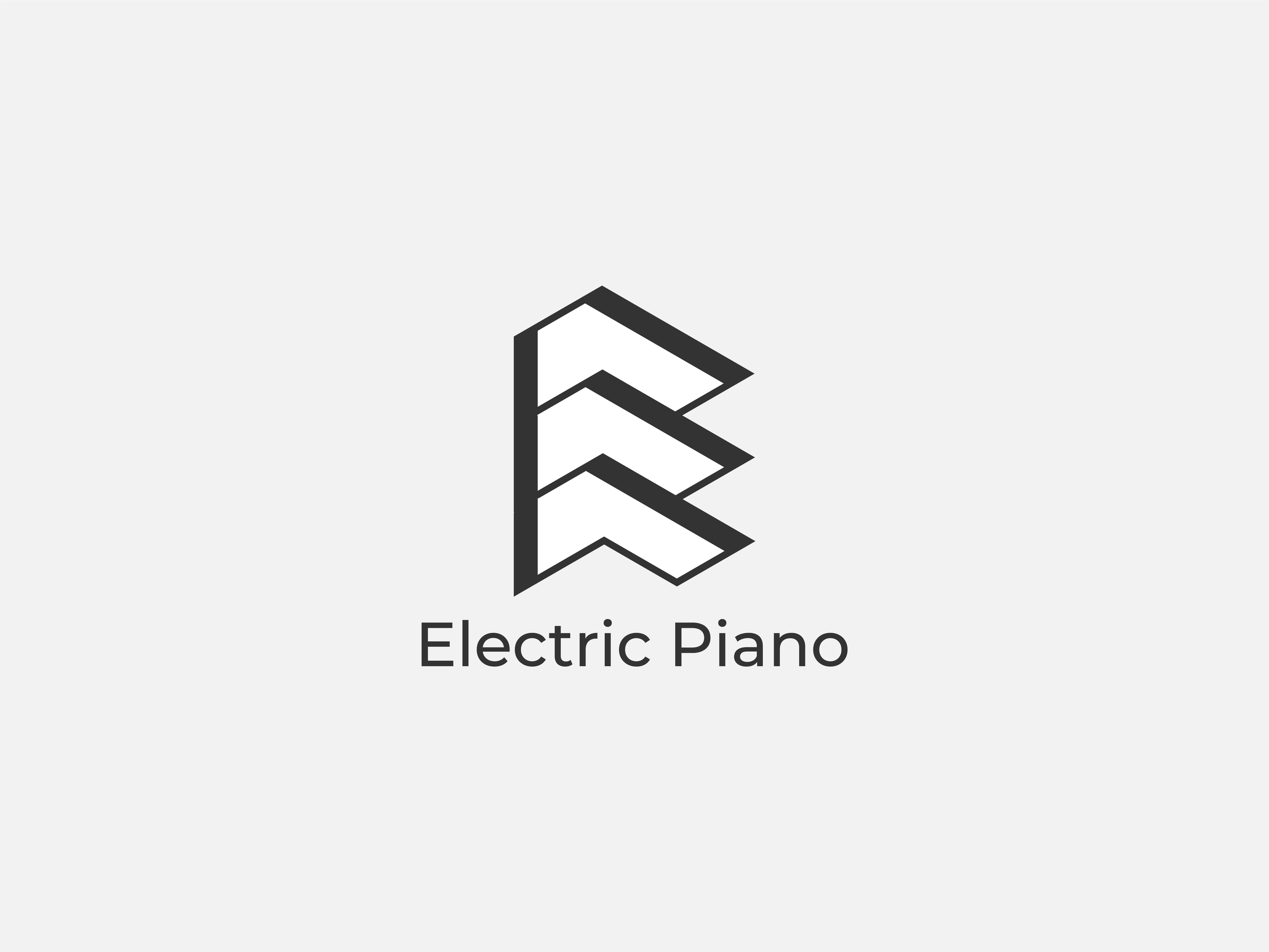 Electric Piano Logo Concept! awesome black and white branding cute electric piano logo concept icon minimal minimalist modern music logo piano logo popular simple symbol timeless trending logo