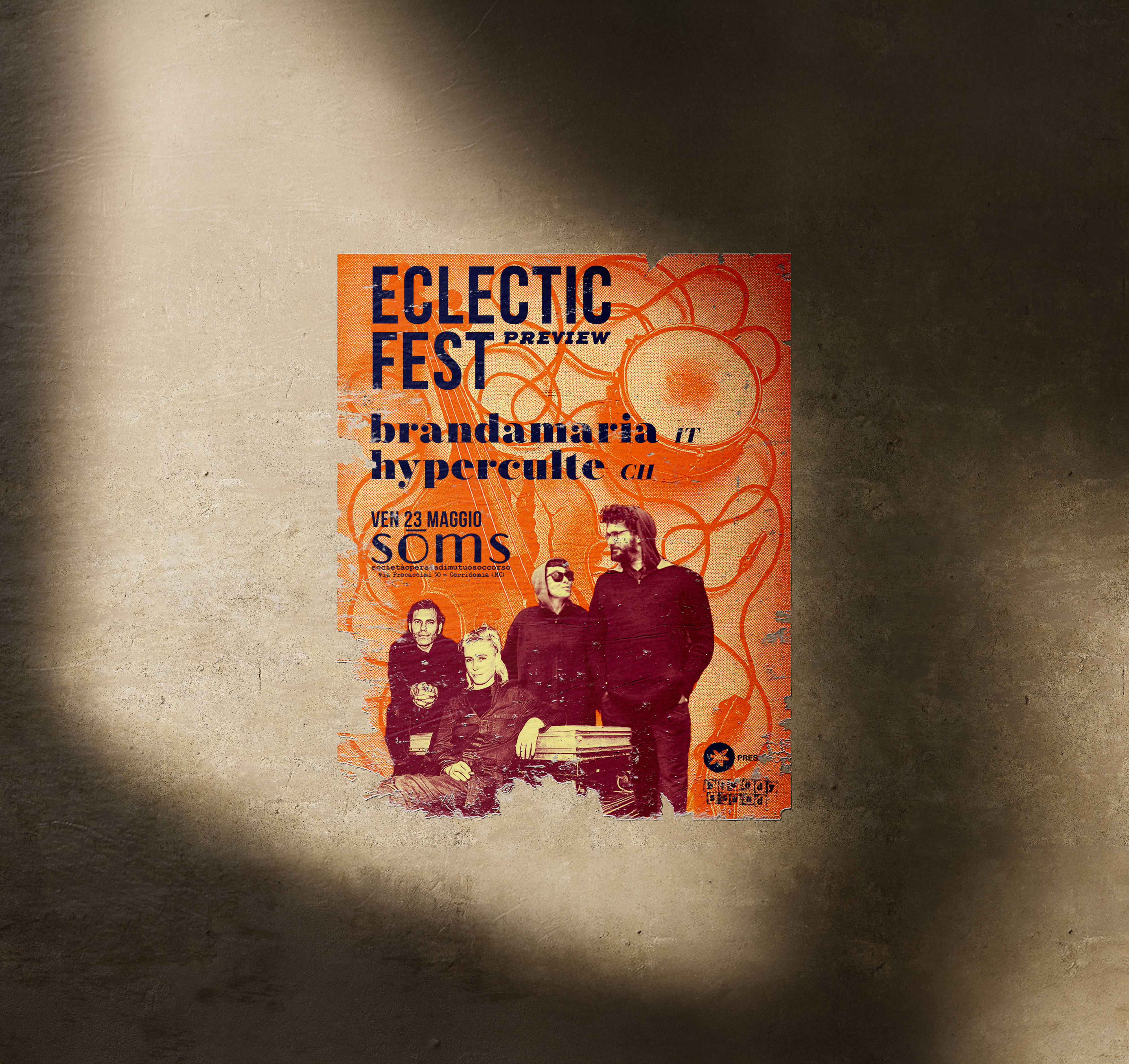 Eclectic Fest Preview — Poster Design artwork concert digital art digitalart digitalpaint flyer illustration live gig nooz poster