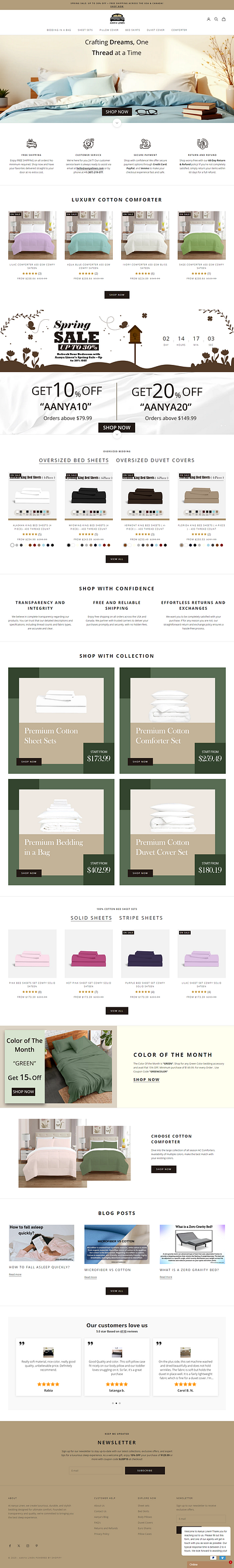 Aanya Linen design dropshiping graphic design shopify shopify dropshiping