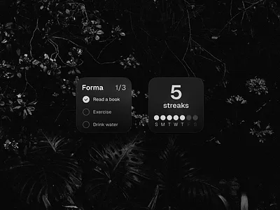 Forma Widgets app ios iphone ui widget
