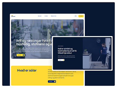 Sólar branding design figma iceland logo ui web