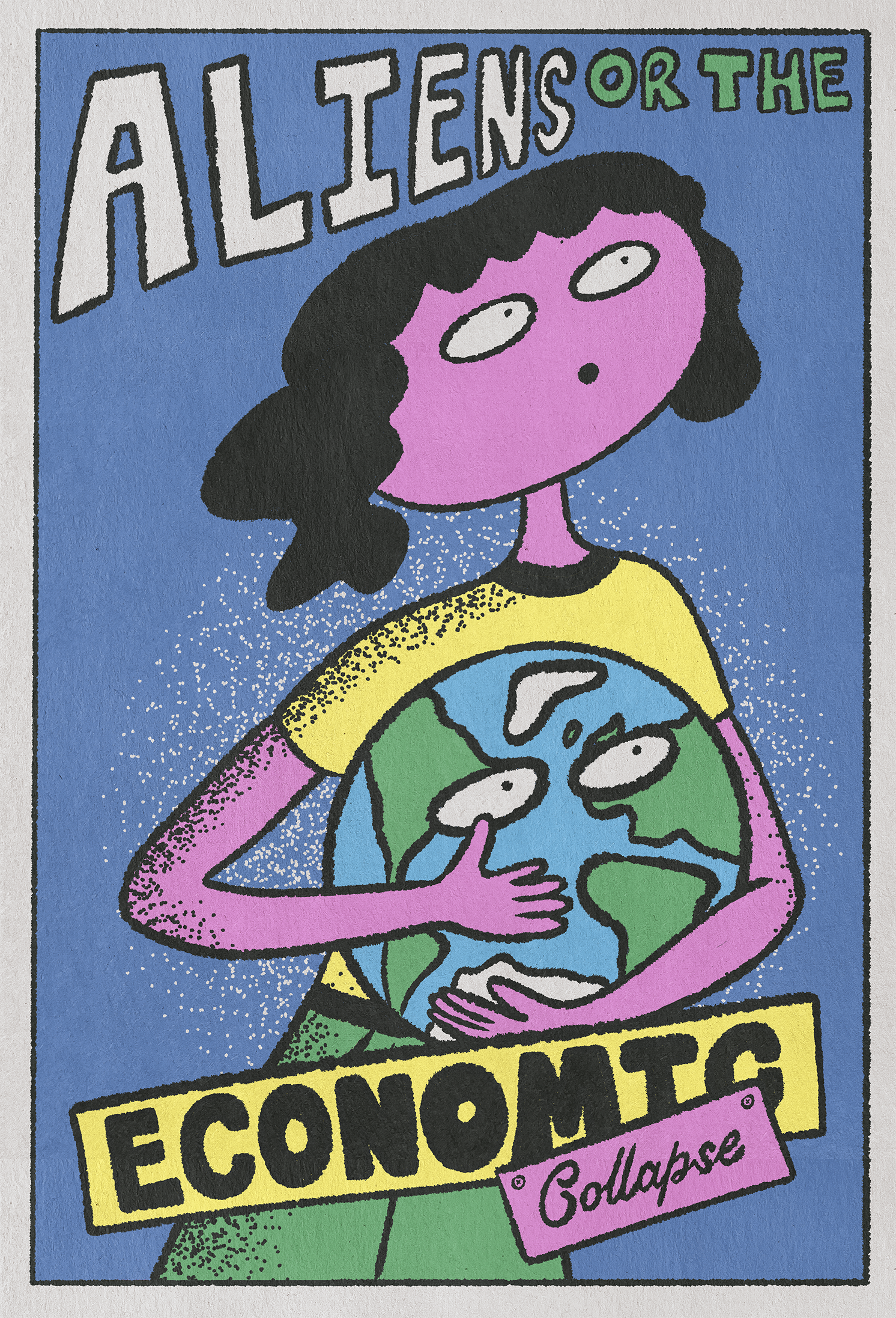 Economic Collapse art design digital art freelance graphic design illustration procreate texture world