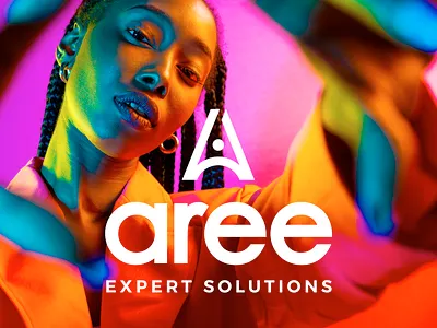 Aree Expert Solutions aree bold branding brandmark business clean colorful consulting creative design dot expert impact leadership logo modern political solutions strategy vivid