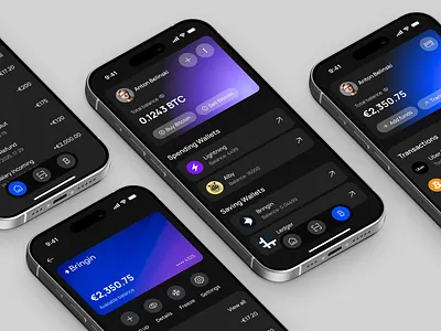 Mobile finance app UI bank app bitcoin crypto design figma finance finance app fintech mobile mobile app ui user interface ux ux ui web design