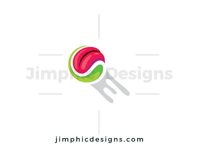Tennis Ball Tongue Logo branding design graphic design logo logo design vector