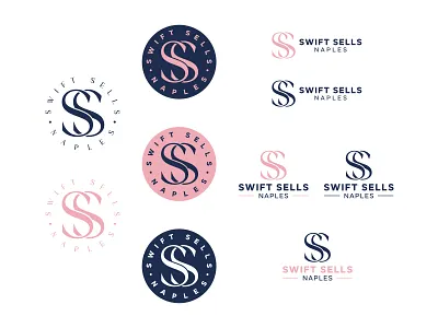 Swift Sells Branding badge branding digital freelance graphic design logo logos mikemerrilldesign modern monogram print tpography type ui ux