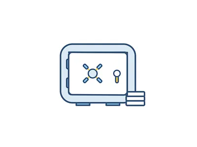 Bank/Safe – Business Icon Animation animation bak lottie lottiefiles money open save savebox