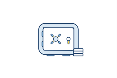 Bank/Safe – Business Icon Animation animation bak lottie lottiefiles money open save savebox