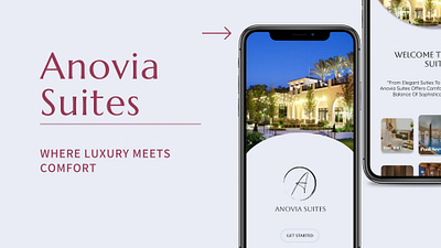 Anovia Suites - Hotel Management system application hotel hotelmanagement mobile ui uiux