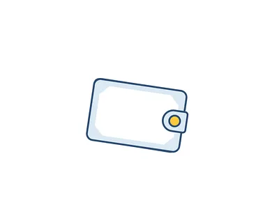 Wallet – Business Icon Animation animate animation branding currency flat design illustration lottie lottiefiles ui wallet