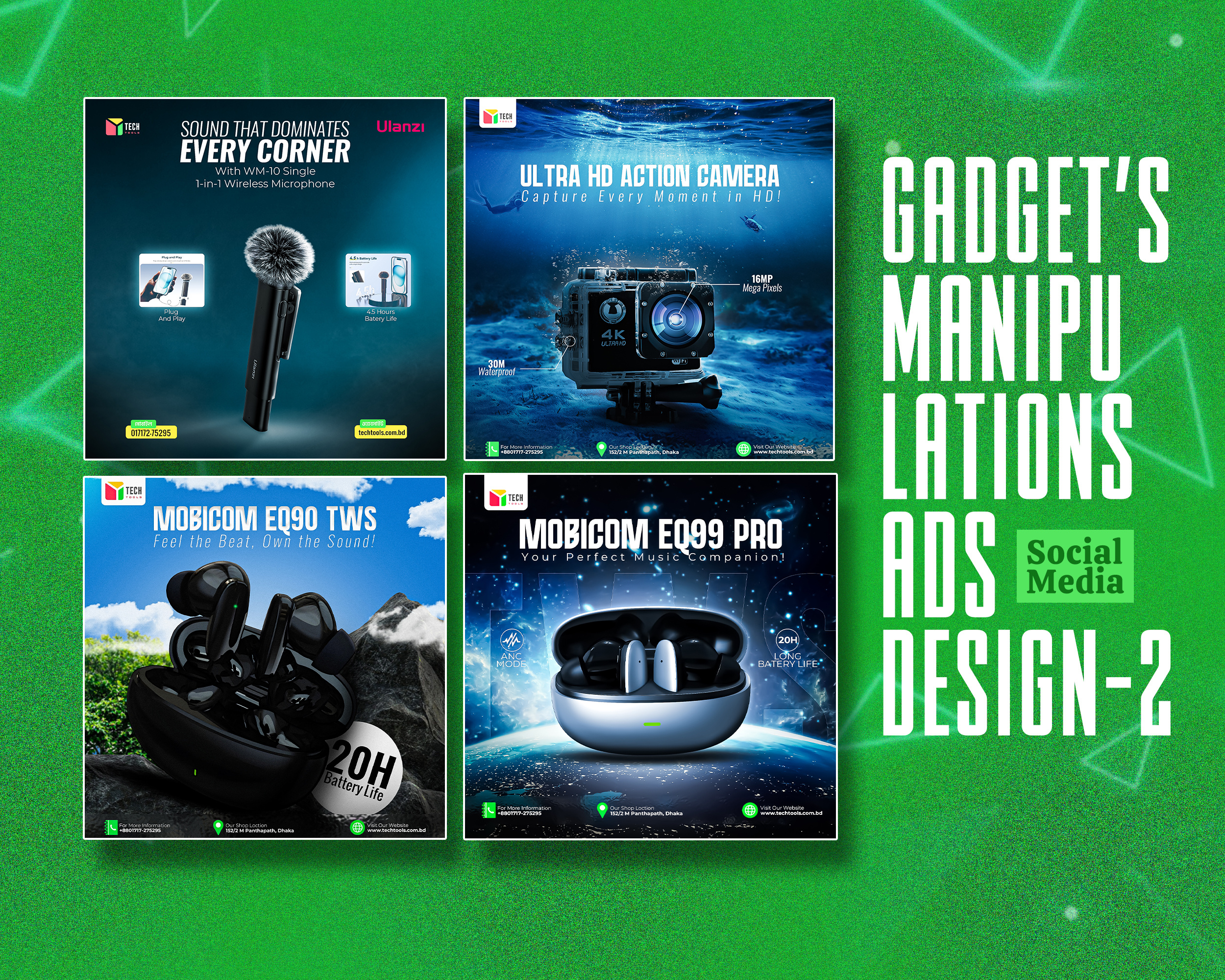 Gadgets Ads Social Media Post Design-2 banner banner design branding design gadget gadget manipulation gadgets design graphic design media motion graphics post social social media social media post