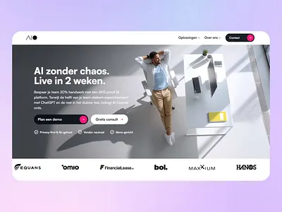 AIO Website — Designed & Built in Framer 3d aio animation automation branding dailyui design figma framer framer website ui ui design uiux web design web development website