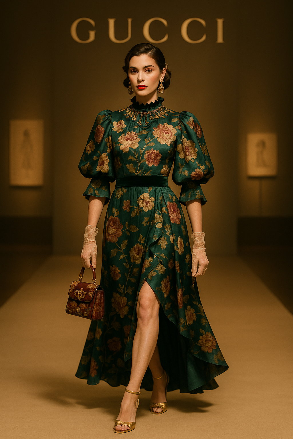 Gucci Models app branding design graphic design illustration logo typography ui ux vector
