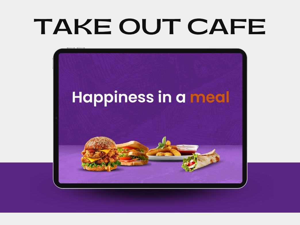 Take Out Cafe - 2D Animation 2d animation animation branding graphic design logo motion graphics