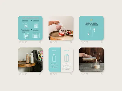 Nüsse almond milk branding design graphic design illustrator social media vector