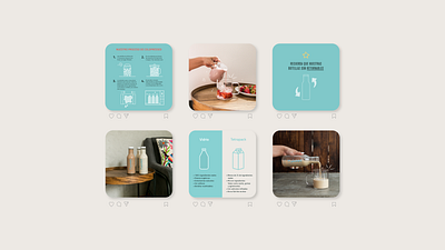 Nüsse almond milk branding design graphic design illustrator social media vector