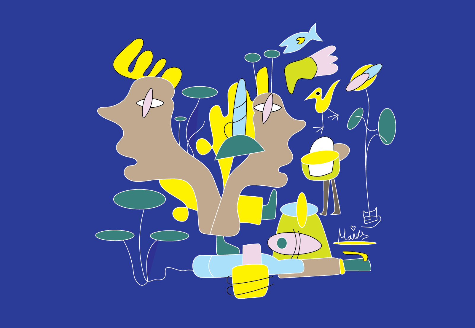 Ai Agent Ilustration Editorial aiagent conceptual conceptualillustration creativeapproach creativethinking designthinking digitaldraw editorialillustration explorator explorer freelance graphic design illustration lineart newyork oanamaries playing tech visual