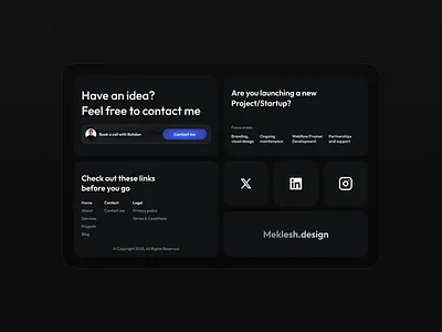 Footer design footer ui webdesign