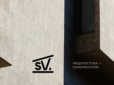 SV Arquitecture & Construction - Branding branding graphic design logo