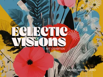 Eclectic Visions - Art Exhibition Branding branding graphic design logo