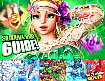 Marvel Rivals Thumbnail branding design gamer gaming gaming thumbnail graphic design marvel marvel rivals marvel rivals thumbnail social media social media bannners social media post streaming thumbnail thumbnail design thumbnails twitch ui youtube