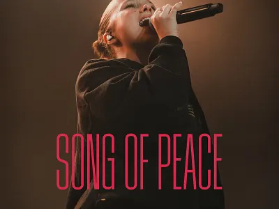 Song Of Peace Album Cover branding design graphic design illustration typography