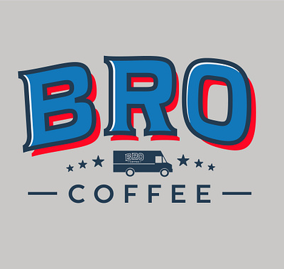 BRO coffee logo design graphic design illustration logo