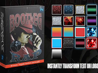 Bootleg Rap Text Styles Pack • Vol 1 by Fuller Moehagen on Dribbble