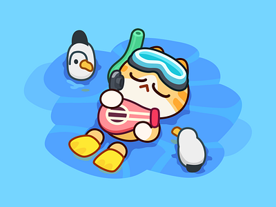 Meow Rangers Sea cat game gamedev googleplay idle game layerlab layerlab.games meow meow rangers sea